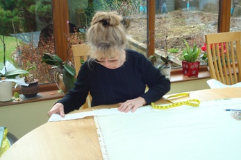 Making lined curtains